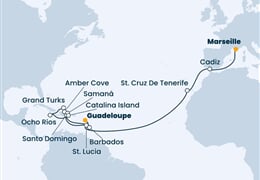 Costa Pacifica - Francie, Španělsko, Nizozemské Antily, Dominikán.rep., Jamajka, ... (z Marseille)