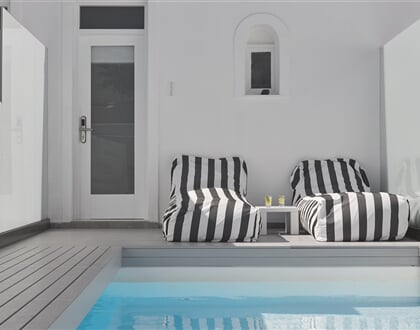 Hotel Notos Therme & Spa: fotografie vybavení exteriérů a interiérů ubytování.