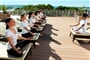Sun terrace yoga