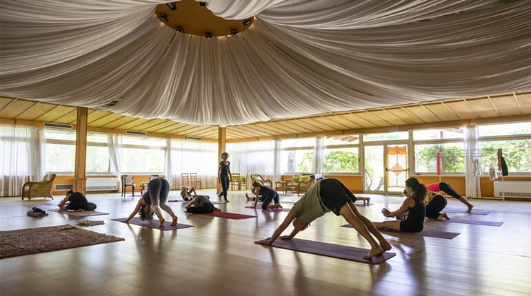 Sál centra jógy a meditací