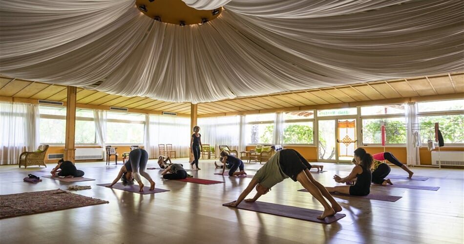 Sál centra jógy a meditací