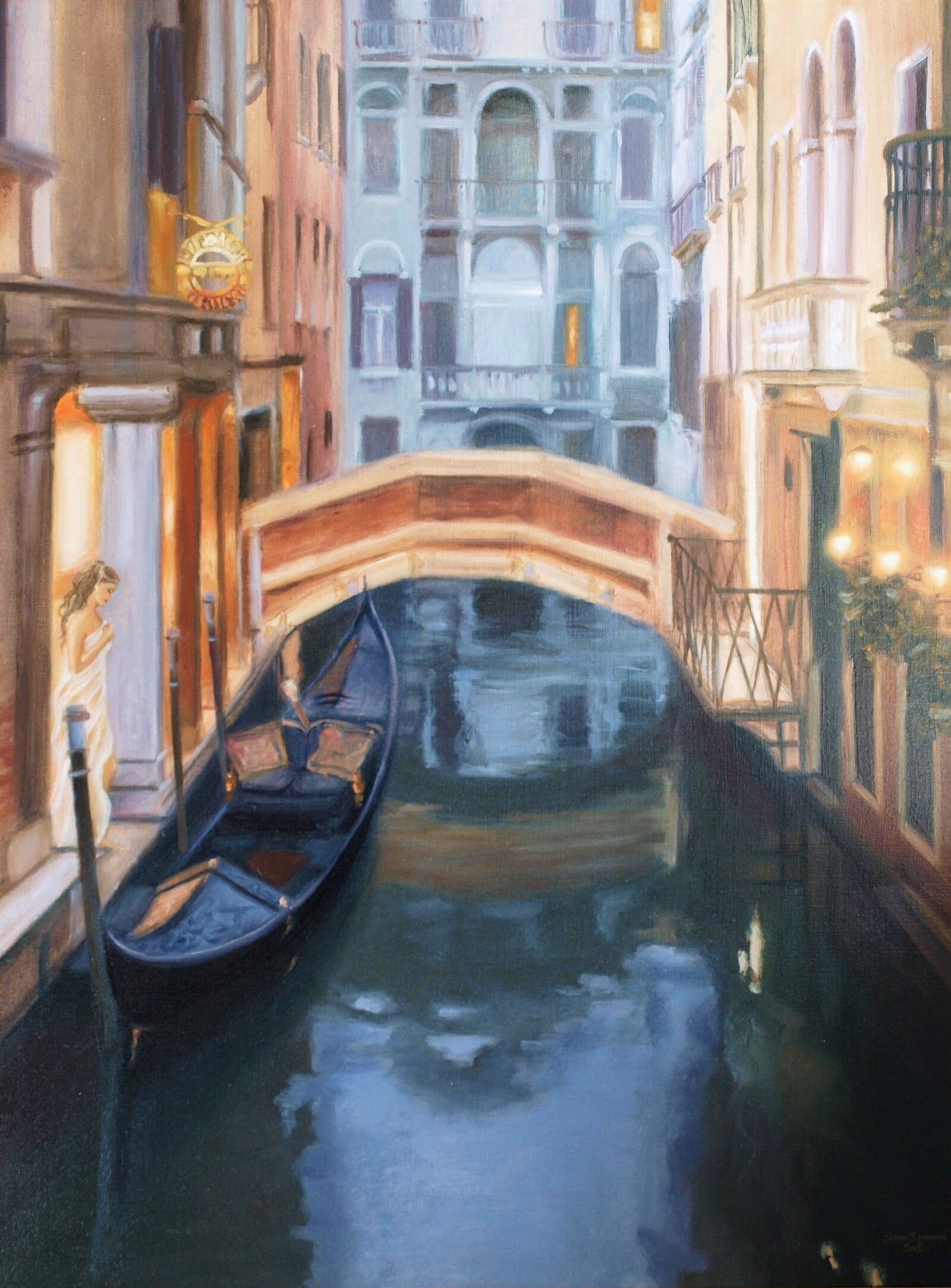 Jana Bayerová: Venezia, 80 × 60 cm