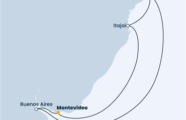 Costa Favolosa - Uruguay, Argentina, Brazílie (Montevideo)