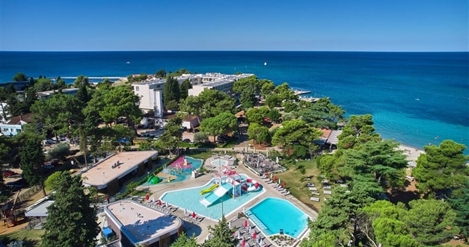 Hotel Sipar Plava Laguna a bazénový komplex Punta