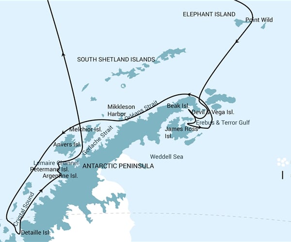Antarctica - Elephant Island - Weddell Sea - Polar Circle (m/v Hondius)