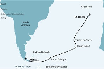 Atlantic Odyssey, excl. Antarctic Peninsula (m/v Hondius)