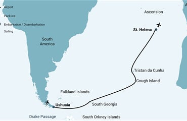 Atlantic Odyssey, excl. Antarctic Peninsula (m/v Hondius)
