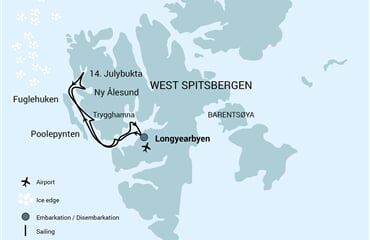North Spitsbergen, Arctic Spring - Hike & Sail (s/v Rembrandt van Rijn)