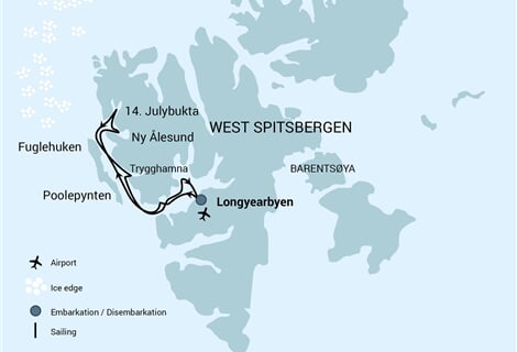 North Spitsbergen, Arctic Spring - Hike & Sail (s/v Rembrandt van Rijn)