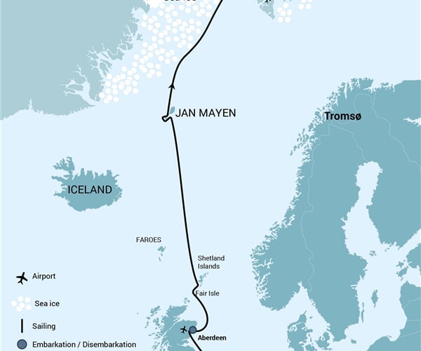 Arctic Ocean Expedition, Aberdeen - Fair Isle - Jan Mayen - Ice edge - Spitsbergen - Birding (m/v Hondius)