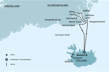 East Greenland Scoresby Sund - Aurora Borealis (m/v Hondius)