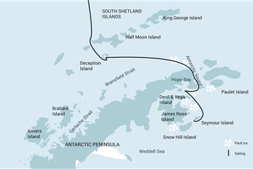 Weddell Sea - In search of the Emperor Penguin, incl. helicopters (m/v Ortelius)