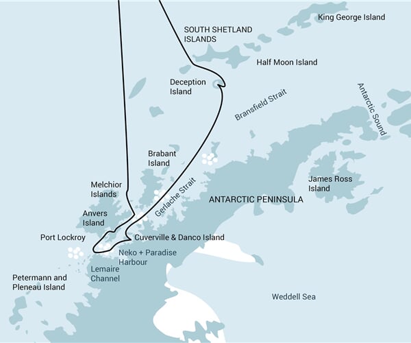 Antarctica - Discovery and learning voyage (m/v Hondius)