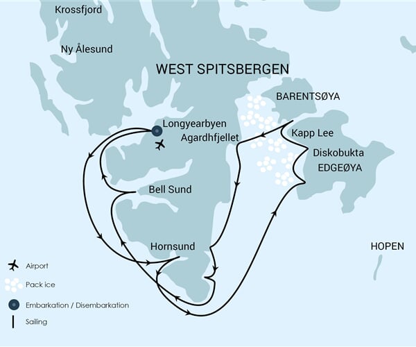 East Spitsbergen - Summer Solstice (m/v Hondius)