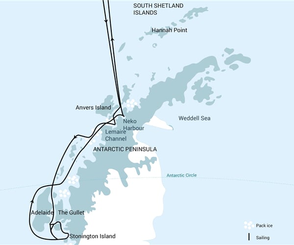 Antarctica - Polar Circle - Deep South Discovery Voyage (m/v Ortelius)