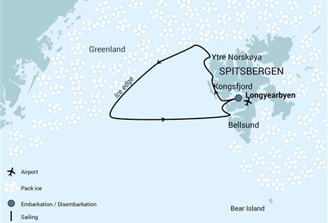 North Spitsbergen, Polar Bears & Bowhead Whales in pack-ice (m/v Hondius)
