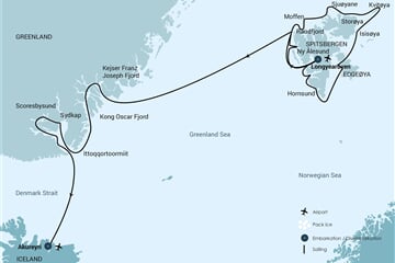 23 Days Extended Around Spitsbergen & Northeast Greenland - Aurora Borealis (m/v Plancius)