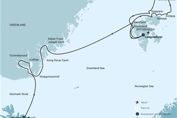22 Days Extensive Spitsbergen - Northeast Greenland - Aurora Borealis (m/v Hondius)