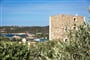 Výhled na moře z residence, Liscia di Vacca, Sardinie
