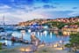 Večerní Porto Cervo, Sardinie