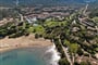 Nejbližší pláž apartmánů, Liscia di Vacca, Sardinie