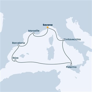 Trasa plavby CSM-SVN07A1G