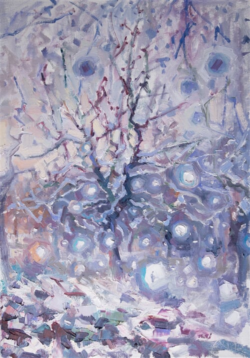 První sníh a krupobití