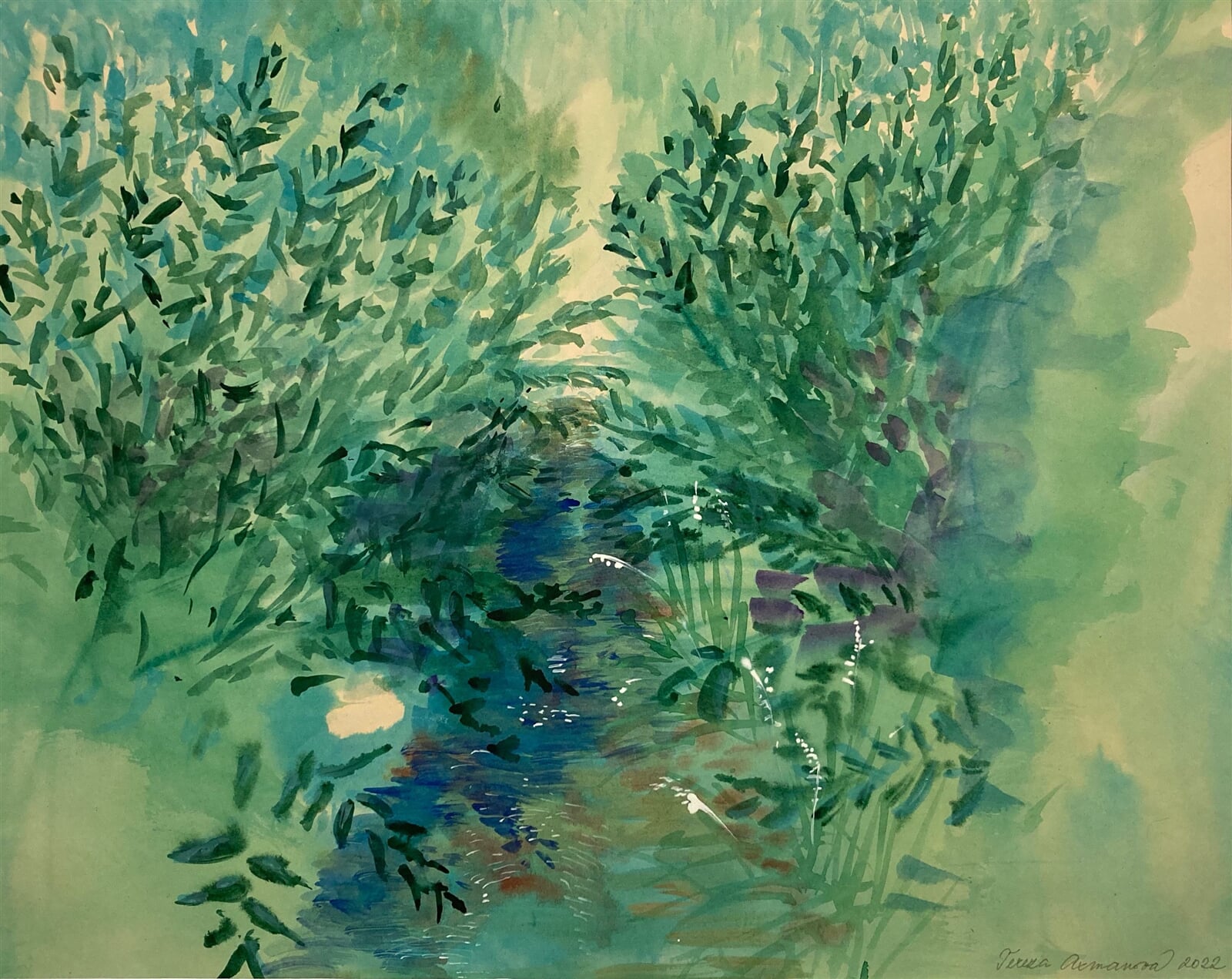 Tereza Axmanová: Tasov - Polomina, 50 × 70 cm