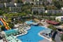 Hotel Aqua Sun Village: fotografie vybavení exteriérů a interiérů ubytování.