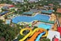 Hotel Aqua Sun Village: fotografie vybavení exteriérů a interiérů ubytování.
