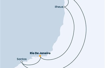 Costa Diadema - Brazílie (z Rio de Janeira)