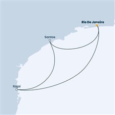 Costa Diadema - Brazílie (z Rio de Janeira)