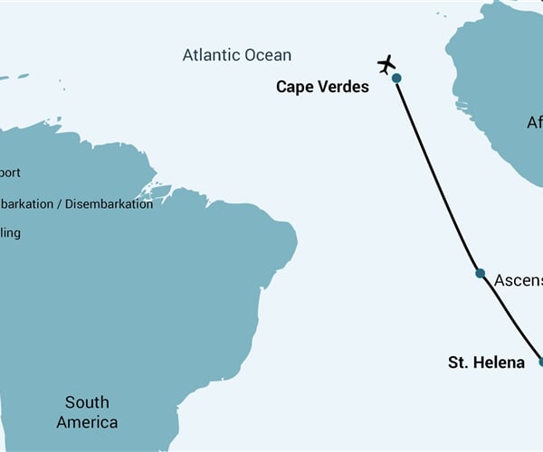 St. Helena to Cape Verde (m/v Hondius)