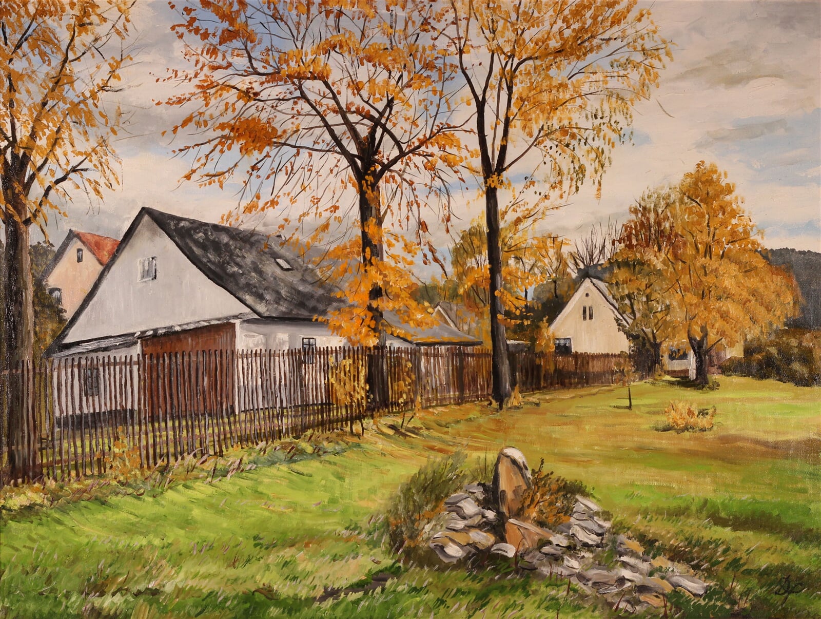 Dana Pacáková: Na Kuklíku, 60 × 80 cm