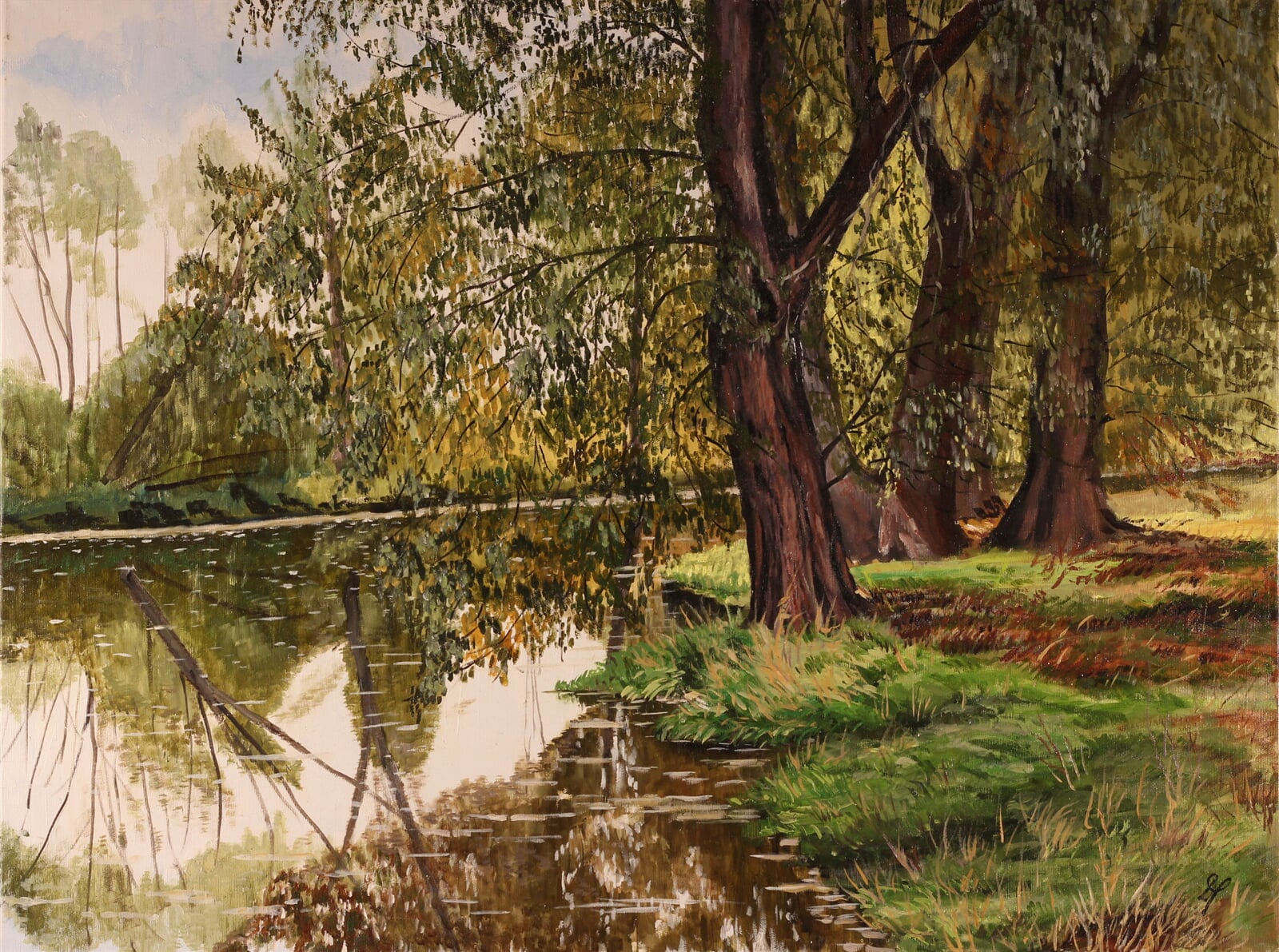 Dana Pacáková: Svratka v Brně, 60 × 80 cm