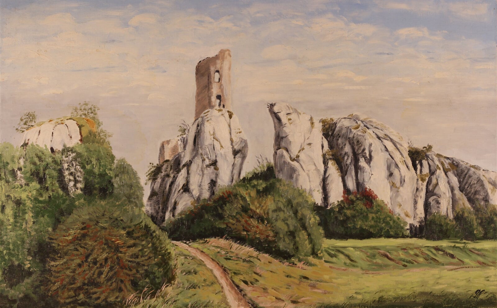 Dana Pacáková: Sirotčí hrádek, 50 × 80 cm