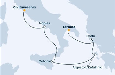 Costa Pacifica - Itálie, Řecko (z Civitavecchie)