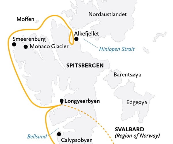 Intro to Spitsbergen: Fjords, Glaciers and Wildlife of Svalbard (Ocean Adventurer)