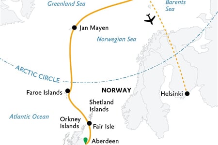 Arctic Saga: Exploring Spitsbergen via the Faroes and Jan Mayen (Ultramarine)