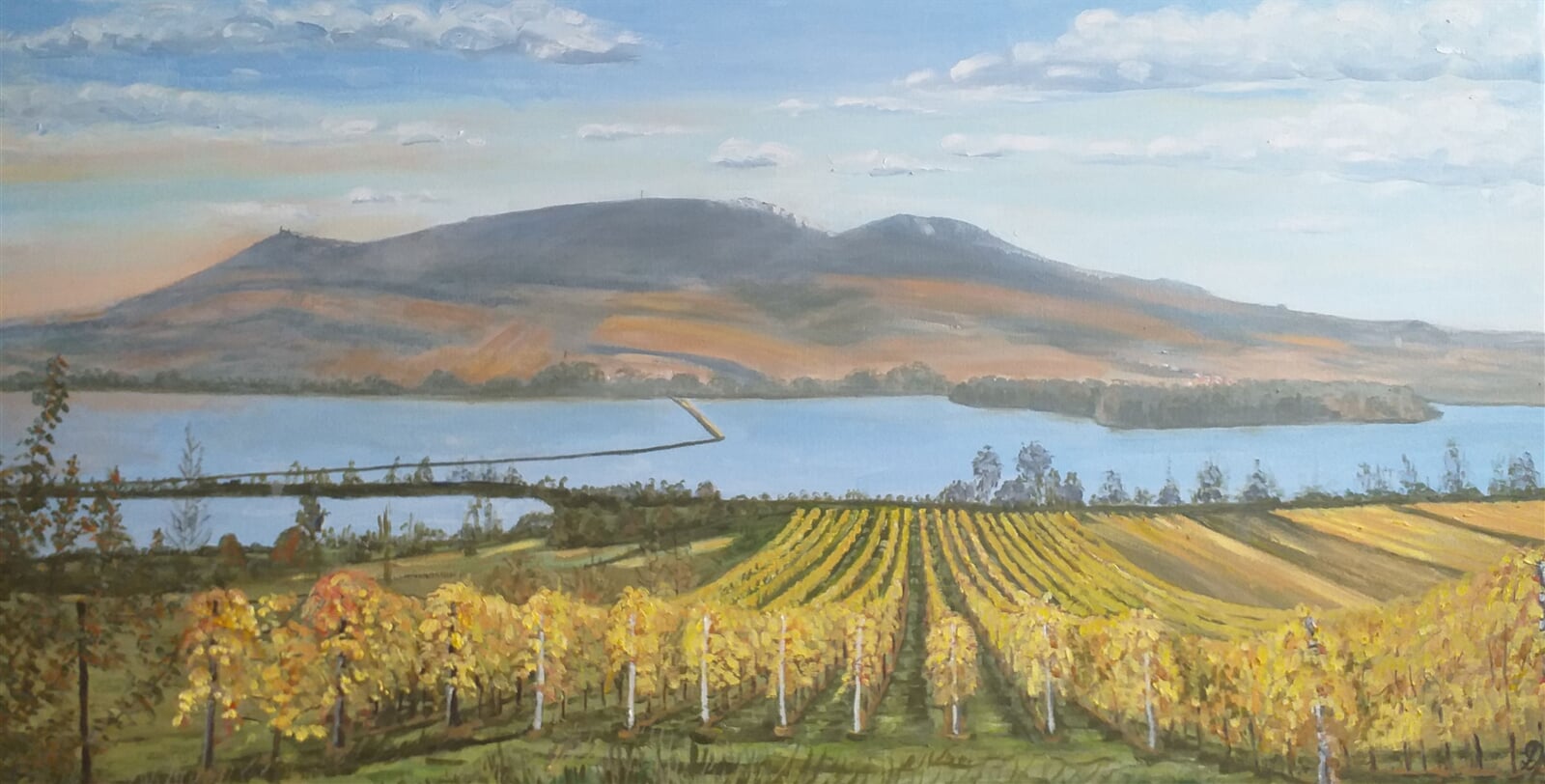 Dana Pacáková: Pálava, 50 × 100 cm
