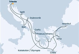 Costa Deliziosa - Itálie, Chorvatsko, Řecko, Turecko (z Terstu)