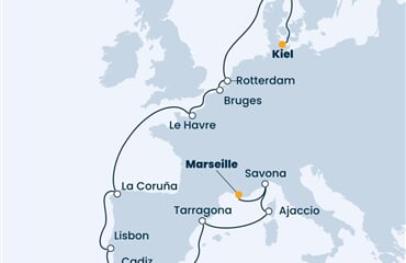 Costa Firenze - Francie, Itálie, Španělsko, Portugalsko, Belgie, ... (z Marseille)