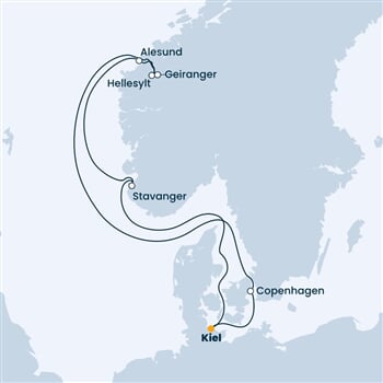 Trasa plavby CFI-KEL07A0E