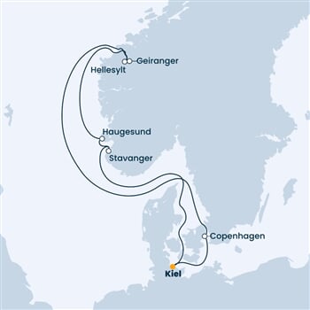 Trasa plavby CFI-KEL07A0F