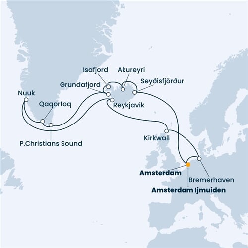 Trasa plavby CFA-AMS21006