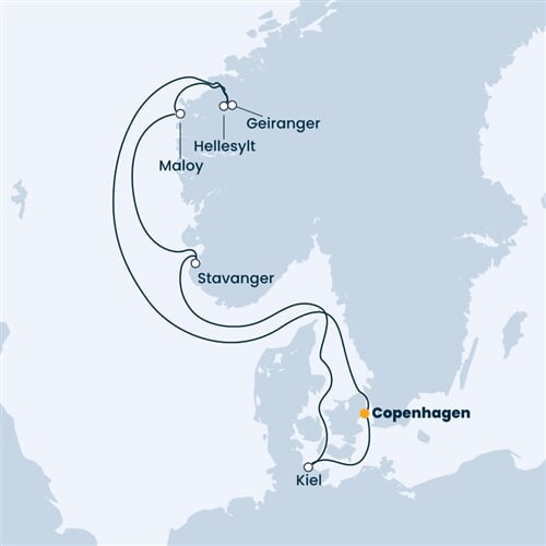 Trasa plavby CFI-CPH07A0G