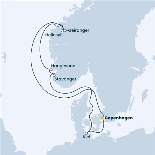 Trasa plavby CFI-CPH07A0H