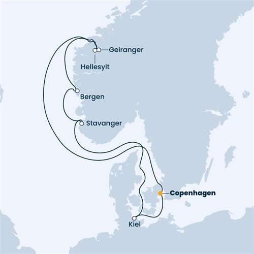 Trasa plavby CFI-CPH07A0I