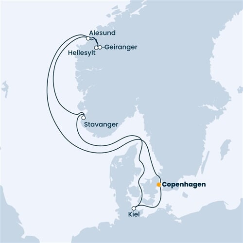 Trasa plavby CFI-CPH07A0J