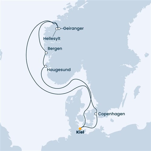 Trasa plavby CFI-KEL07A0C